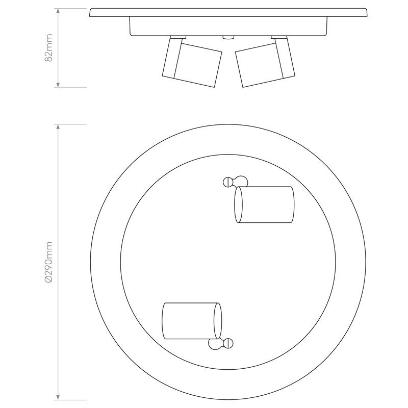 Astro Ceiling Base 290 | Deckenlampe
