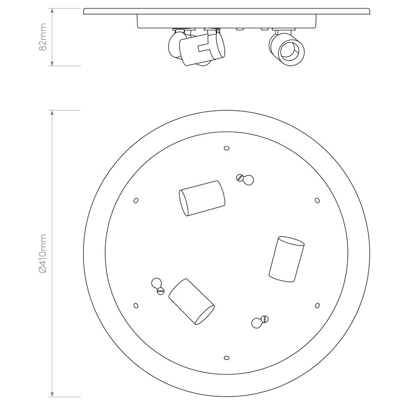 Astro Ceiling Base 410 | Deckenlampe