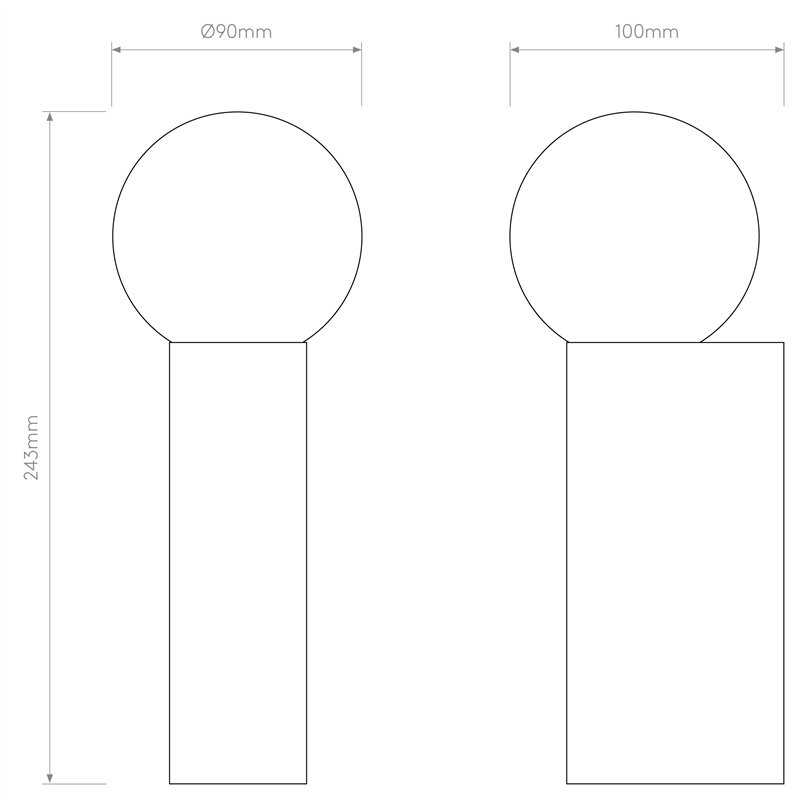 Astro Ortona Single | Wandlampe