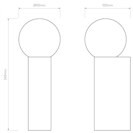 Astro Ortona Single | Wall lamp