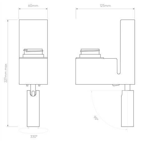 Astro Napoli Reader LED | Wall lamp