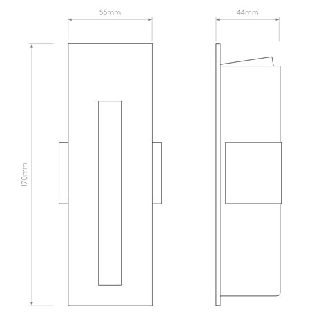Astro Borgo 55 | Recessed spot