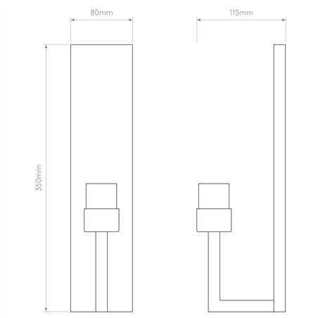 Astro Riva 350 | Wall lamp