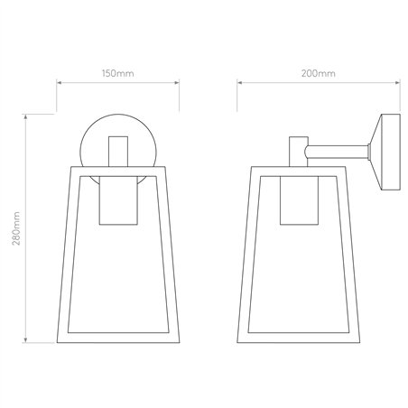 Astro Calvi Wall 215 | Wall lamp
