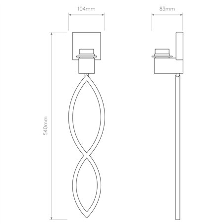 Astro Caserta | Wall lamp