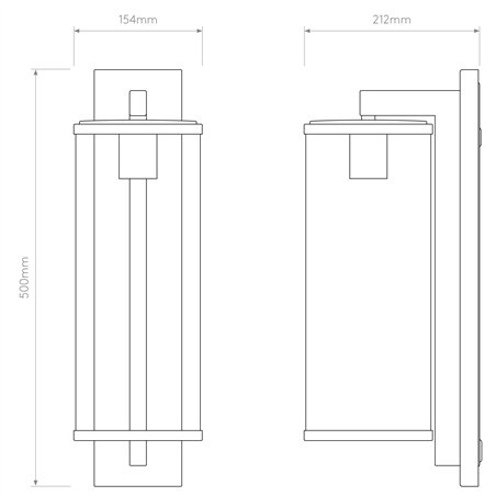 Astro Pimlico 500 | Wall lamp