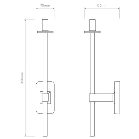 Astro Tacoma Single Grande | Wall lamp