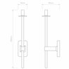 Astro Tacoma Single Grande | Wandlampe