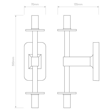 Astro Tacoma Twin | Wall lamp