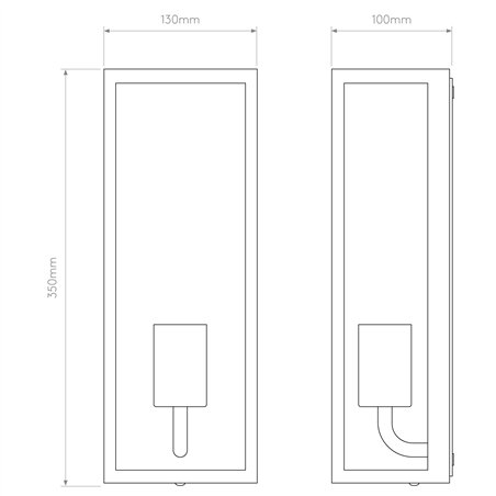 Astro Messina 130 | Wall lamp