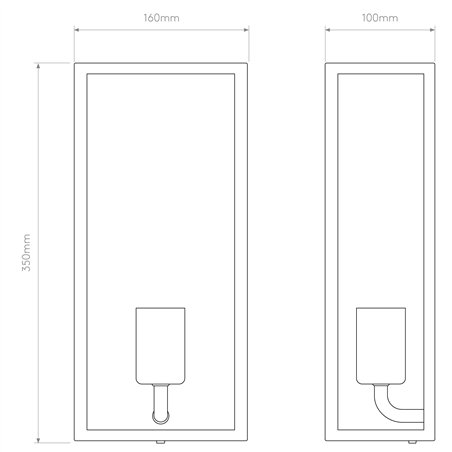 Astro Messina 160 II | Wall lamp