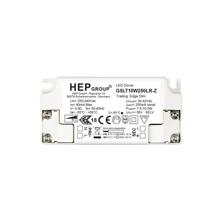 Astro LED Driver CC 250mA 10.5W Phase Dim