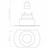 Astro Trimless Round Fixed | Recessed spot