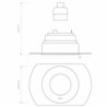 Astro Trimless Round Adjustable | Recessed spot
