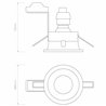 Astro Minima Round Fixed IP65 | Einbauspot