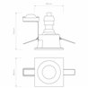 Astro Minima Square Fixed IP65 | Einbauspot