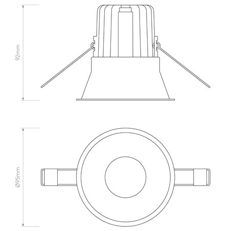 Astro Minima Round IP65 Fire-Rated LED | Recessed spot