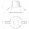 Astro Minima Round IP65 Fire-Rated LED | Einbauspot