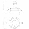 Astro Minima Slimline Round Adjustable Fire-Rated | Recessed spot