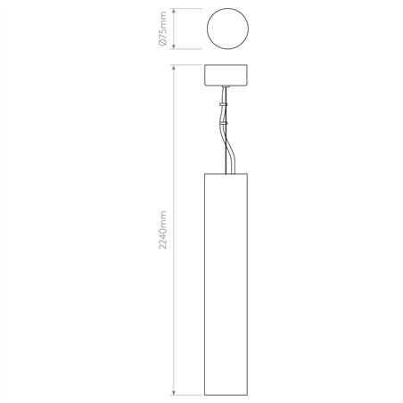 Astro Osca 400 Round | Suspension lamp