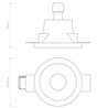 Astro Blanco Round Fixed | Einbauspot