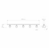 Astro Ascoli Five Bar | Deckenlampe