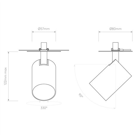 Astro Ascoli Recessed | Recessed spot