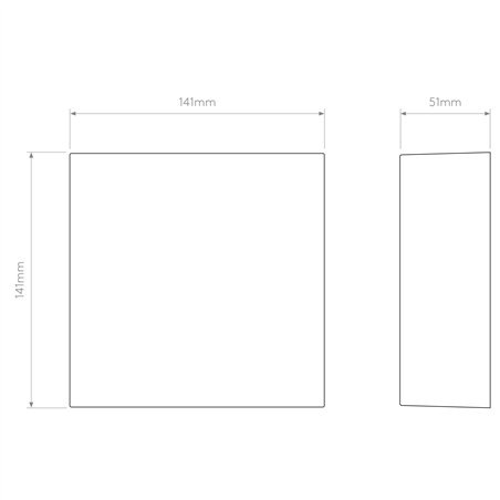 Astro Elis Single LED | Wall lamp