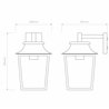Astro Richmond Wall Lantern 200 | Wandlampe