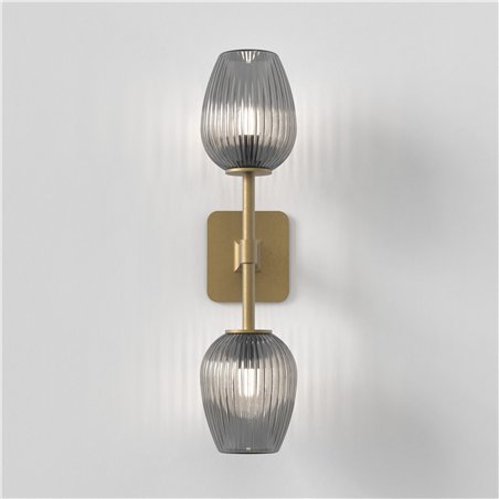 Astro Tacoma Tulip Ribbed Glass