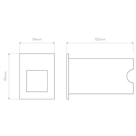 Astro Borgo 54 LED | Recessed spot