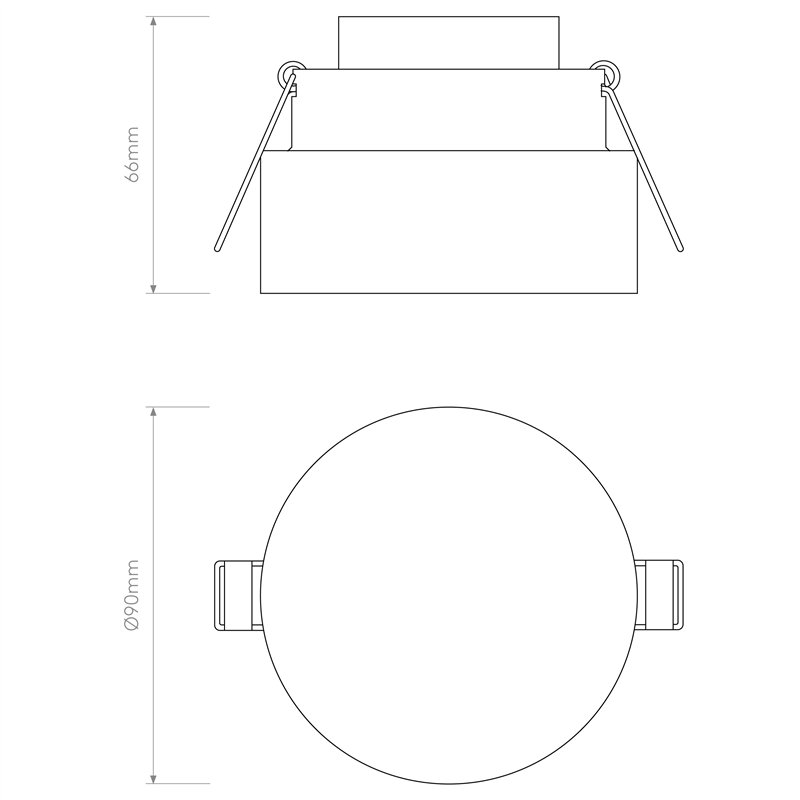 Astro Vancouver Round 90 LED | Einbauspot