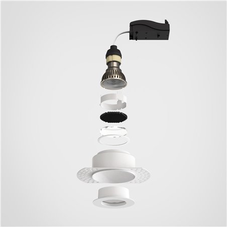 Astro Trimless Slimline Round Fixed Fire-Rated IP65 | Recessed spot