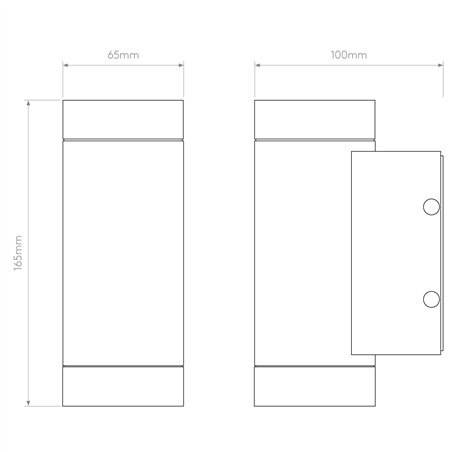 Astro Dartmouth Twin LED | Wall lamp