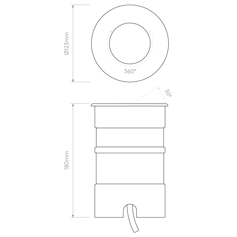 Astro Cromarty 120 LED | Bodemlampe