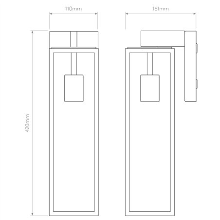 Astro Harvard Lantern | Wall lamp