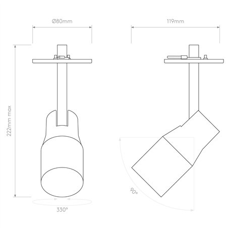Astro Apollo 100 Recessed | Recessed spot