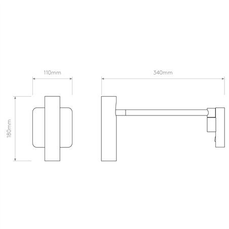 Astro Leda Swing Arm | Wall lamp