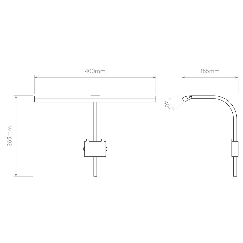 Astro Mondrian 400 Frame Mounted LED | Wandlampe