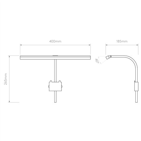 Astro Mondrian 400 Frame Mounted LED | Wall lamp