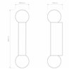 Astro Ortona Twin | Wandlampe