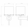 Astro Arezzo Wall | Wandlampe