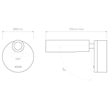 Astro Enna Surface LED | Wall lamp