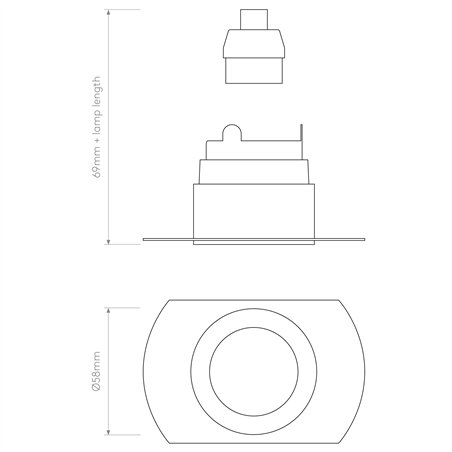 Astro Pinhole Slimline Round Flush Fixed Fire-Rated IP65 | Recessed spot