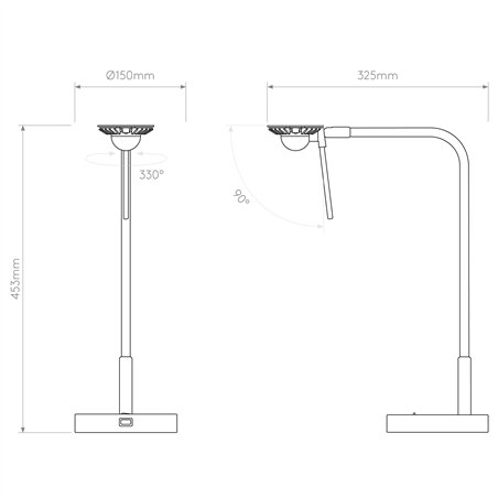 Astro Miura Desk USB | Table lamp