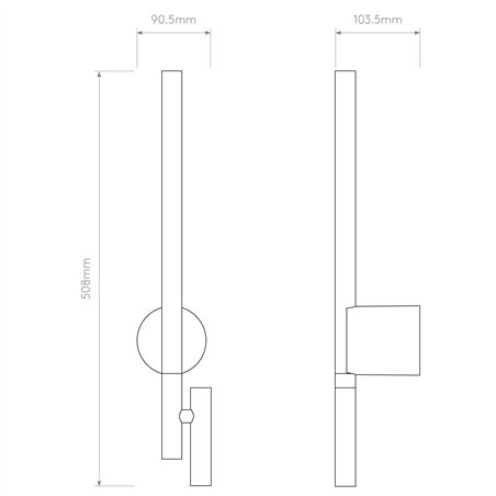 Astro Baton Reader LED | Wall lamp