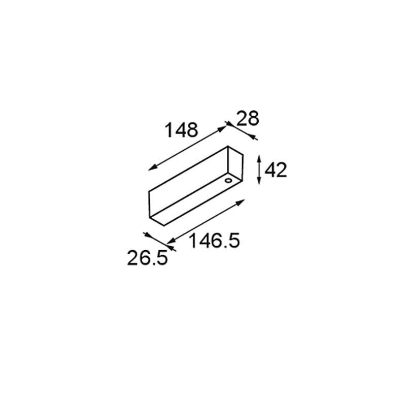 Modular Power Feed Canopy Surface Square 5P DE