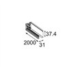 Modular Track 230V Profile Surface 2000