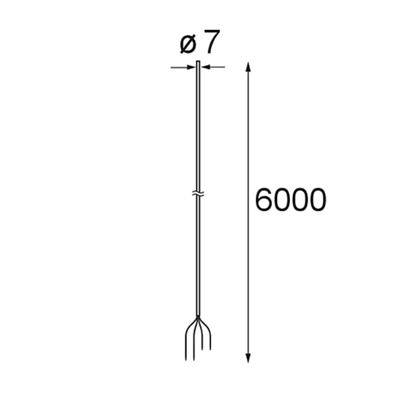 Modular Power Feed Cable 6000 4x1,5