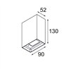Modular Sulfer Wall Up/Down 2x LED DI | Wall lamp